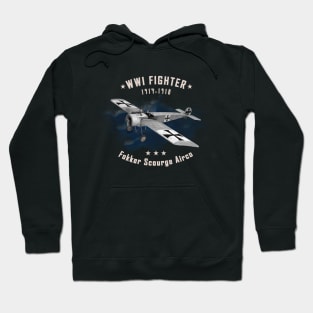 Fokker Scourge Airco WWI Fighter aircraft Hoodie